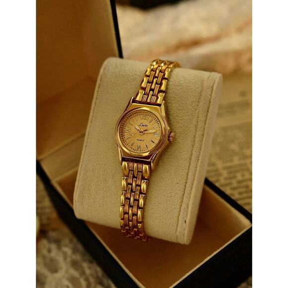 Gold French Vintage Style Unique Elegant Women’s Wrist Watch Trendy Cute Gift main image 7